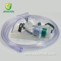 Disposable oxygen mask with non-rebreathing bag